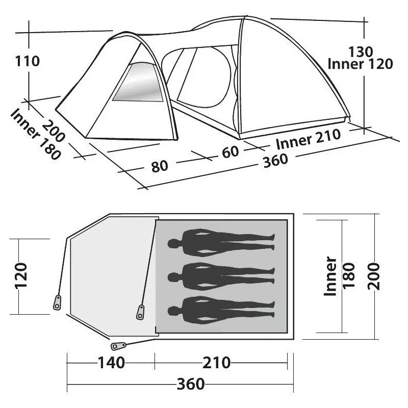 EASY CAMP Eclipse 300 3 EASY CAMP Eclipse 300