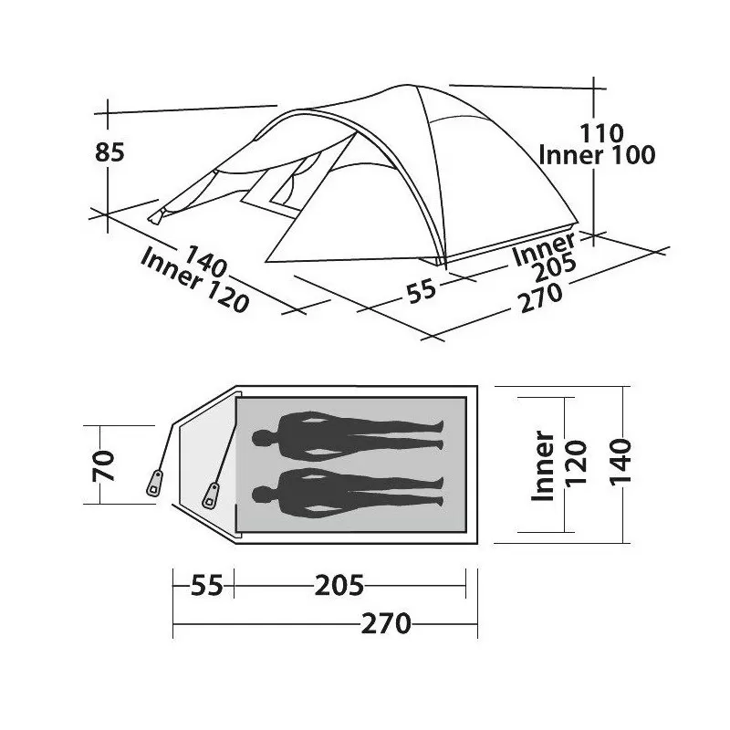 EASY CAMP Quasar 200 3 EASY CAMP Quasar 200