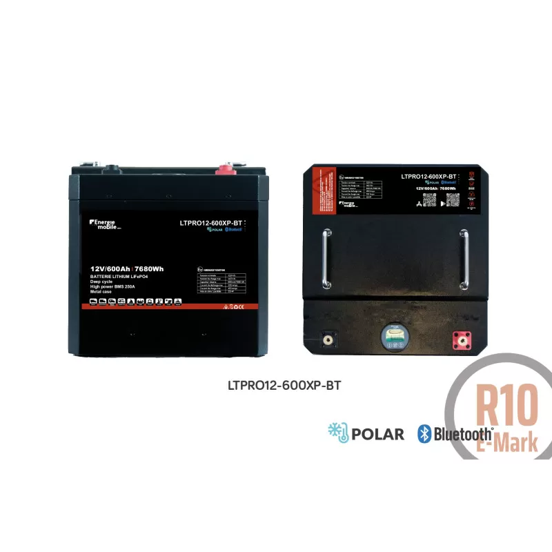 EM Batterie Lithium LTPRO 12-600 Ah XP-BT | 7680 Wh 4 EM Batterie Lithium LTPRO 12-600 Ah XP-BT | 7680 Wh – Image 2