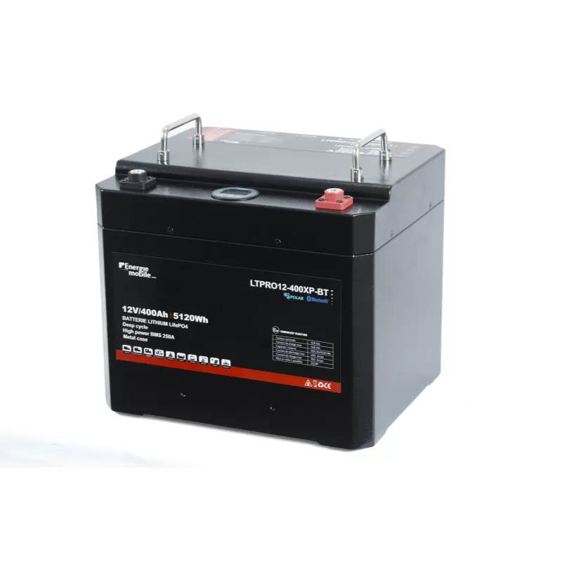 EM Batterie Lithium LTPRO 12-400 Ah XP-BT | 5120 Wh 4 EM Batterie Lithium LTPRO 12-400 Ah XP-BT | 5120 Wh – Image 2