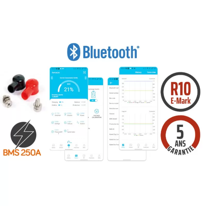 EM Batterie Lithium LTPRO 12-400 Ah XP-BT | 5120 Wh 8 EM Batterie Lithium LTPRO 12-400 Ah XP-BT | 5120 Wh – Image 6
