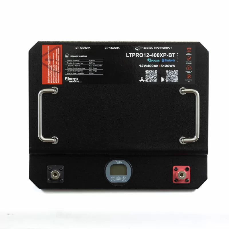 EM Batterie Lithium LTPRO 12-400 Ah XP-BT | 5120 Wh 3 EM Batterie Lithium LTPRO 12-400 Ah XP-BT | 5120 Wh