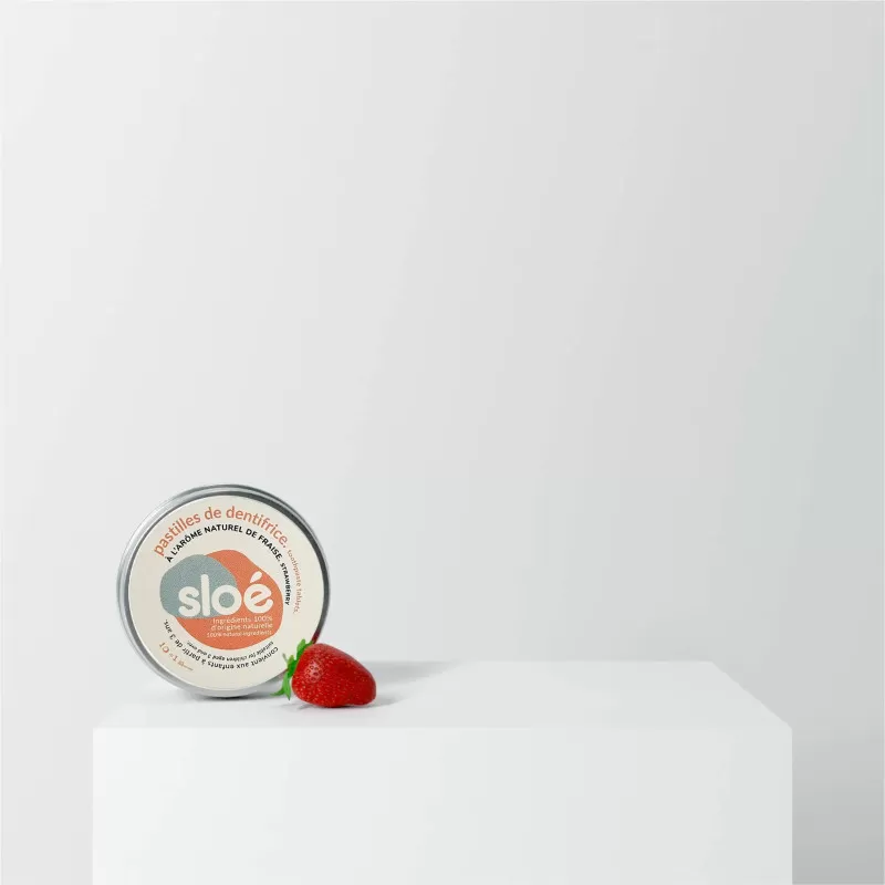 SLOÉ Dentifrice Solide En Pastilles | Fraise 4 SLOÉ Dentifrice Solide En Pastilles | Fraise – Image 2