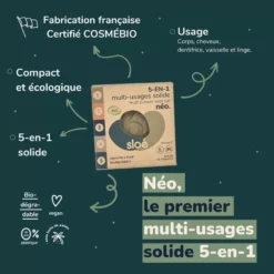 SLOÉ Noé Savon Multi-usages 5-en-1 10 SLOÉ Noé Savon Multi-usages 5-en-1 -L'Esprit NoMade Magasin sloe noe savon multi usages 5 en 1 3