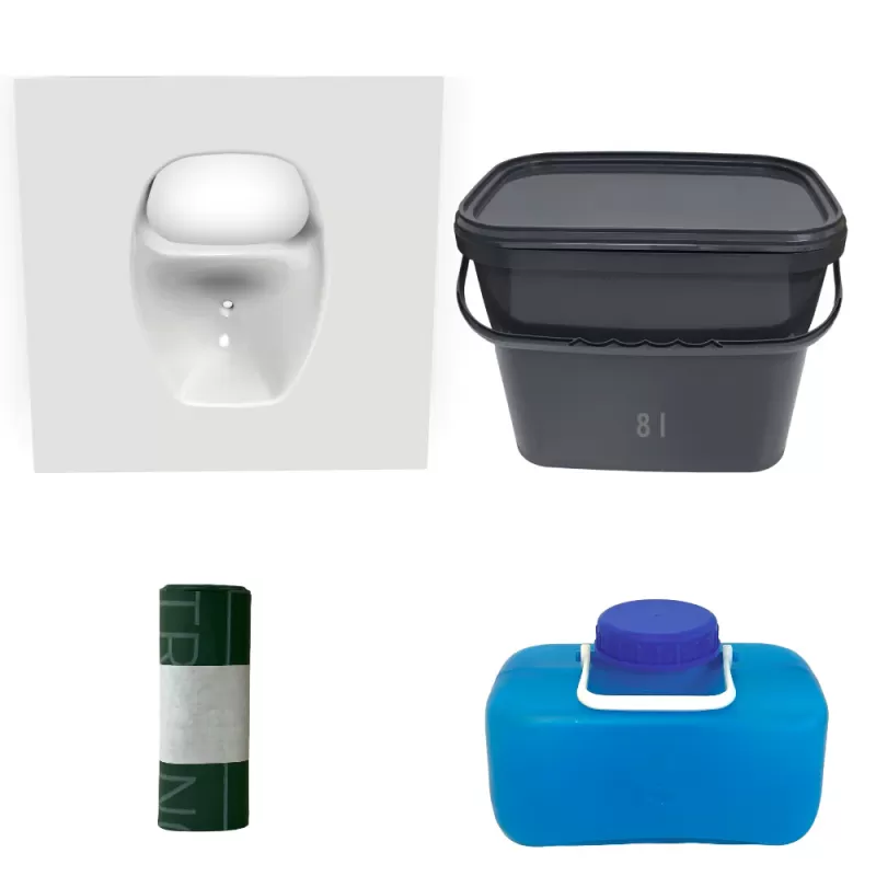 TRELINO Kit DIY Pour Toilettes Sèches | Taille M 3 TRELINO Kit DIY Pour Toilettes Sèches | Taille M