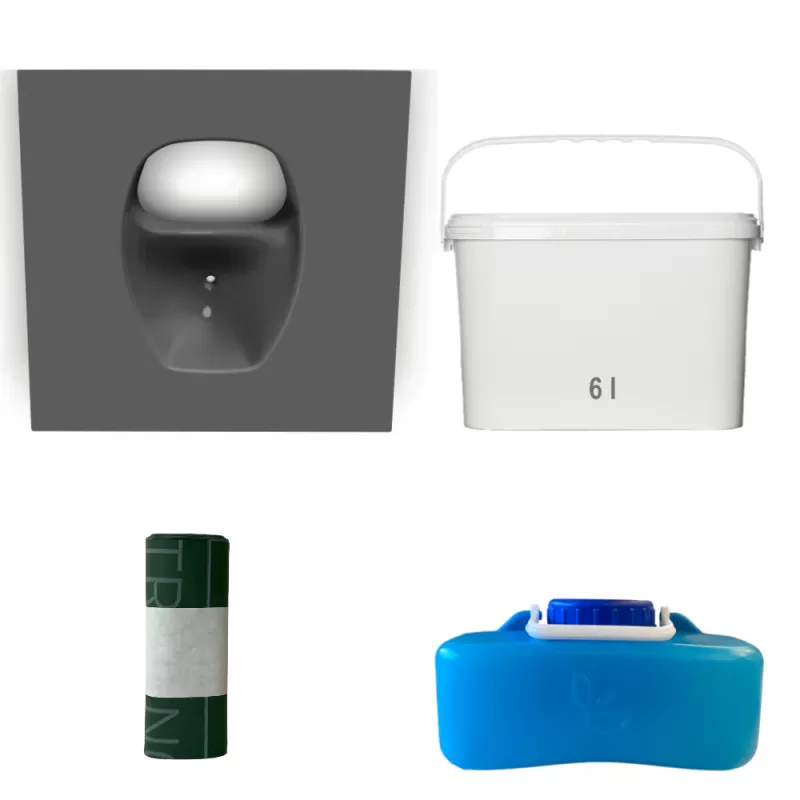 TRELINO Kit DIY Pour Toilettes Sèches | Taille S 3 TRELINO Kit DIY Pour Toilettes Sèches | Taille S – Image 2