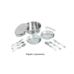 TRIGANO Popote Inox 1 Personne 8 TRIGANO Popote Inox 1 Personne -L'Esprit NoMade Magasin trigano popote inox 1 personne 2