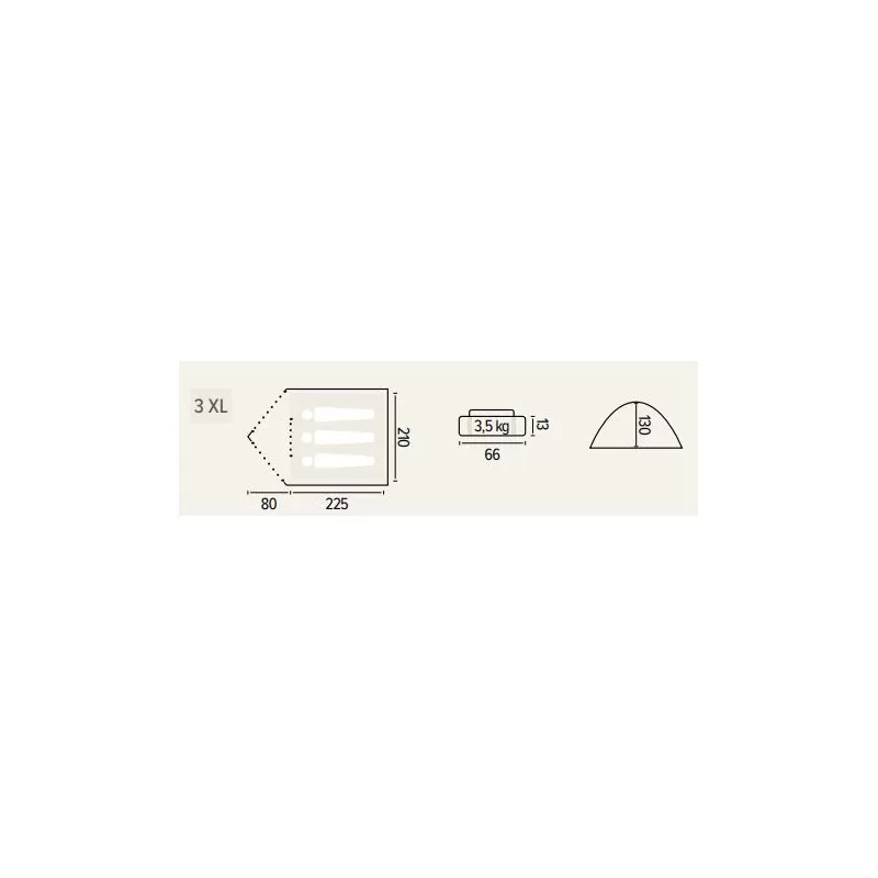 JAMET Tente Mexico 3 XL 4 JAMET Tente Mexico 3 XL – Image 2